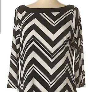 Black & White Chevron Dress